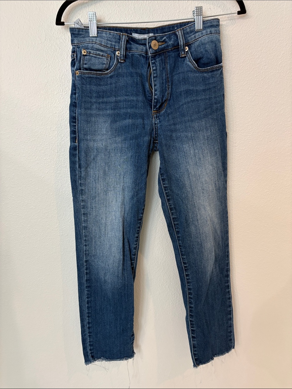 STS Blue Caroline High Rise Straight Jeans in Faded Blue